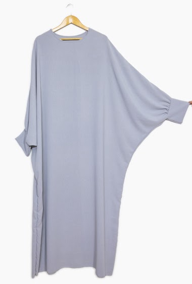 Wholesaler IDEAL OUTFIT - Long wide abaya with butterfly sleeve