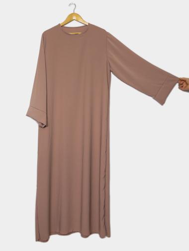 Grossiste IDEAL OUTFIT - abaya lonque large en soie de medine