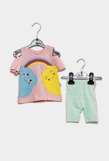 Wholesaler IDEAL OUTFIT - Cotton baby set