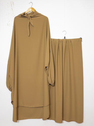 Grossiste IDEAL OUTFIT - Jilbeb ensemble avec jupe en soie de médine