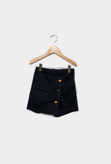 Wholesaler IDEAL OUTFIT - Suede skort with button