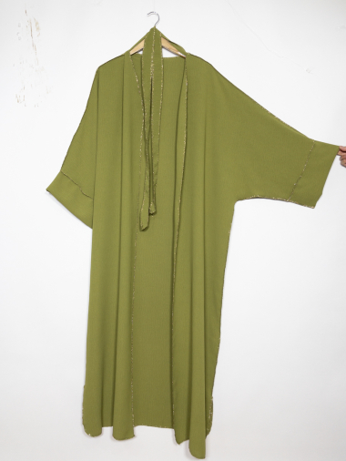 Wholesaler IDEAL OUTFIT - Long wide kimono in jazz