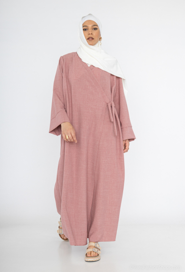 Mayorista IDEAL OUTFIT - Vestido abaya coise con lazo lateral
