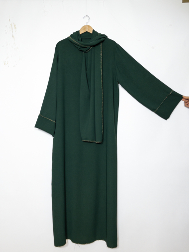 Wholesaler IDEAL OUTFIT - Couture d'orée silk abaya dress for women