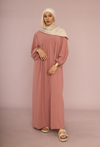 Grossiste IDEAL OUTFIT - Robe abaya en jazz pour femme