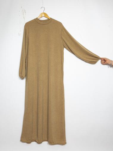 Wholesaler IDEAL OUTFIT - Long thick wide abaya dress for winter