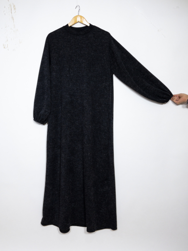 Grossiste IDEAL OUTFIT - Robe abaya longues large   pour l'hiver