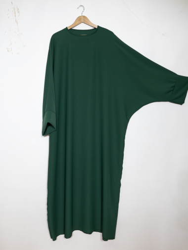 Großhändler IDEAL OUTFIT - Abaya-Kleid aus Medina-Seide mit Schmetterlingsärmeln für Damen