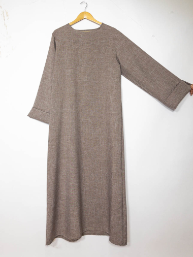 Grossiste IDEAL OUTFIT - Robe abaya manche large  ouvert