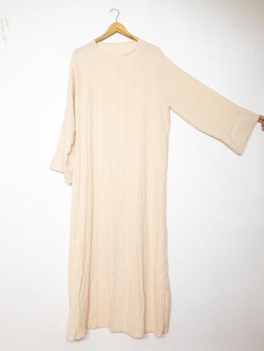 Großhändler IDEAL OUTFIT - Abaya-Kleid mit weiten Ärmeln