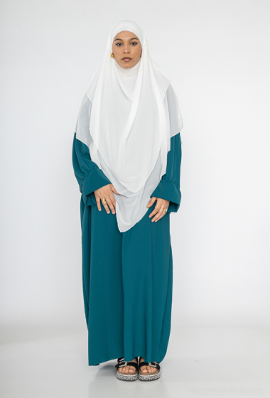 Wholesaler IDEAL OUTFIT - Medina silk butterfly sleeve abaya dress