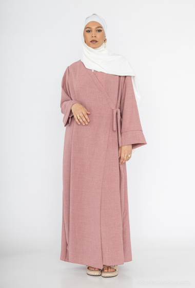 Grossiste IDEAL OUTFIT - Robe abaya  porte feuille pour femme 185cm