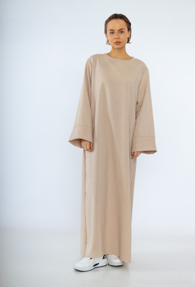 Mayorista IDEAL OUTFIT - Vestido abaya para mujer largo aproximadamente 147 cm Talla única