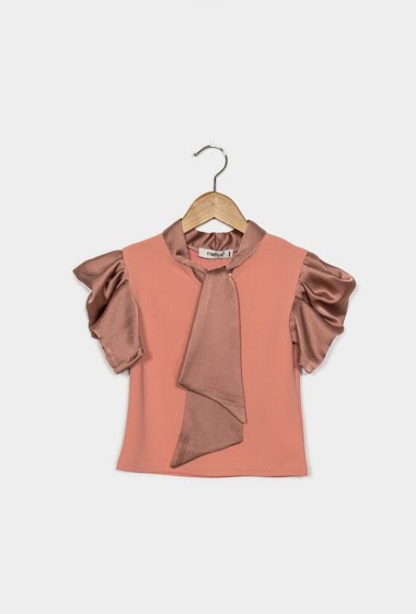 Wholesalers IDEAL OUTFIT - Puffy short-sleeved top