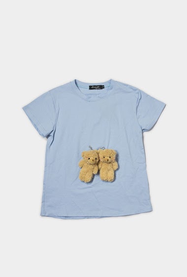 Wholesaler IDEAL OUTFIT - Top with teddy bear