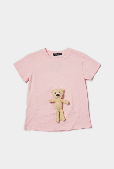 Wholesaler IDEAL OUTFIT - Top with teddy bear