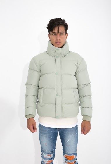 Großhändler IKAO PARIS - Ikao - Long hooded down jacket with button and zip fastening