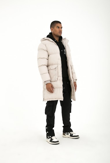 Wholesaler IKAO PARIS - Ikao - Long down jacket with zipped hood