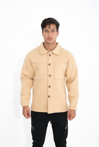 Wholesaler IKAO PARIS - Ikao - Shirt jacket with button and pocket