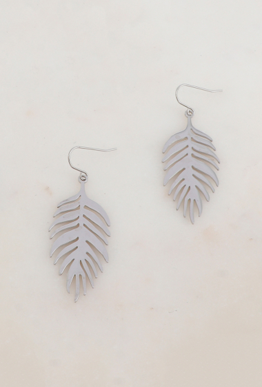 Wholesaler Ikita Paris - Palm leaf earrings