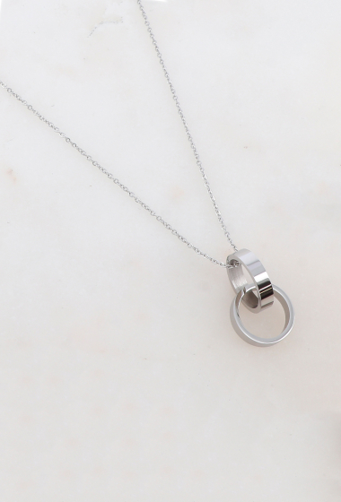 Wholesaler Ikita Paris - Necklace with 2 rings