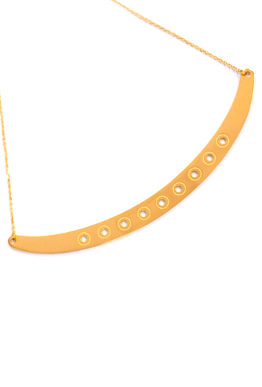 Wholesaler Ikita Paris - Necklace with graphic and multi-round pendant