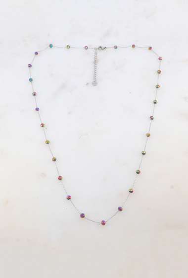 Wholesaler Ikita Paris - Necklace with glass paste beads