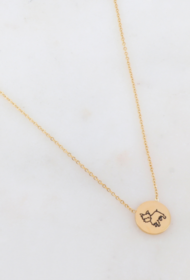 Wholesaler Ikita Paris - Necklace - dog pendant