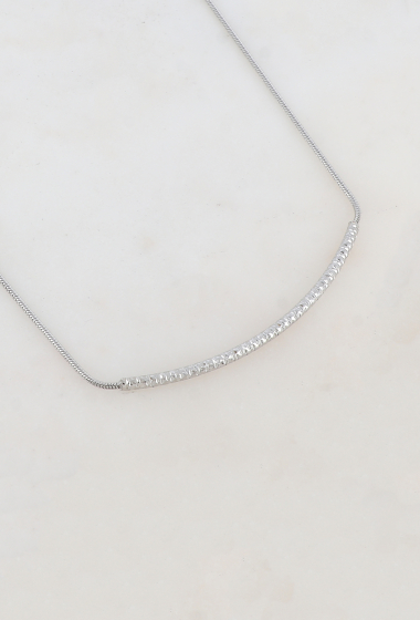 Wholesaler Ikita Paris - Necklace - textured pendant