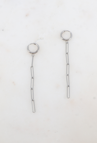 Wholesaler Ikita Paris - Hoop earrings - mesh