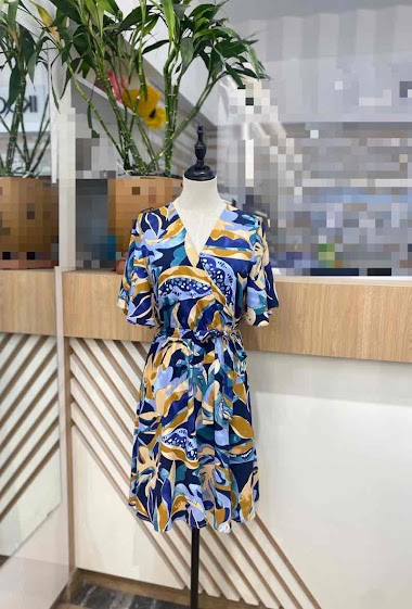 Großhändler Ikoone&Bianka - Printed dress