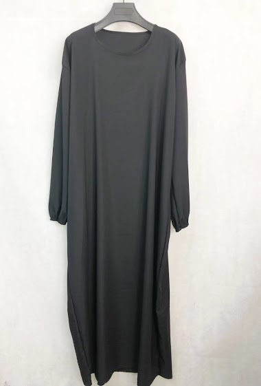 2-piece abaya with apron in Medina silk fabrics