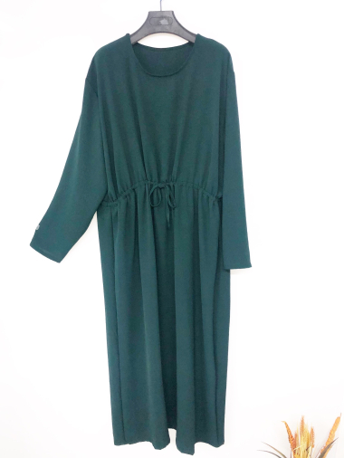 Wholesaler I'Mod - Abaya with adjustable string around the waist in jazz