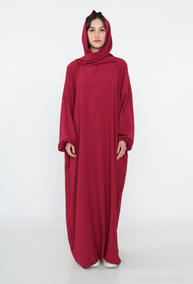 Grossiste I'Mod - Abaya foulard voile en soie de medine