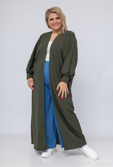Grossiste I'Mod - Kimono long ample effet lin