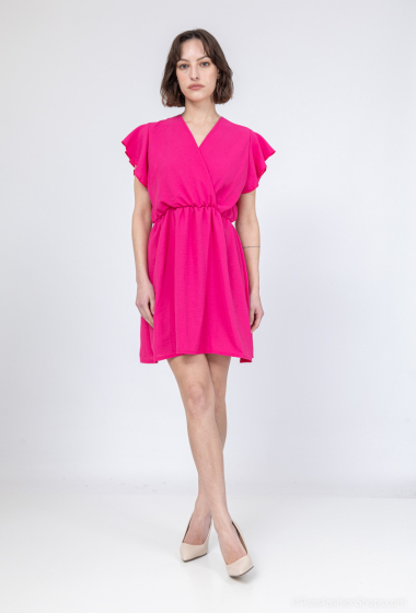 Wholesaler I'Mod - Short dress with wrap front and back