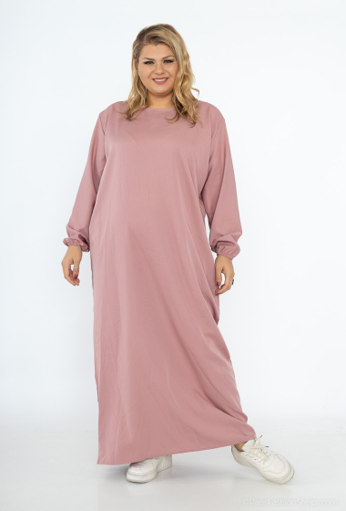Wholesaler I'Mod - Long dress with thick fabric pockets