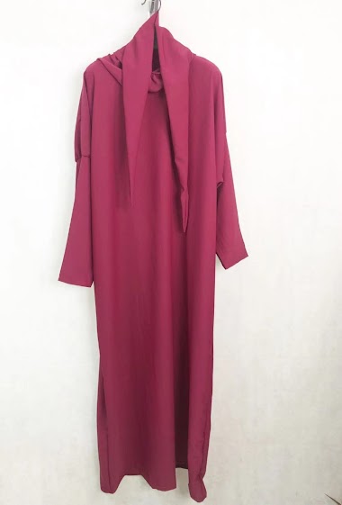 Wholesalers I'Mod - Long prayer dress in medina silk