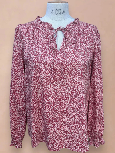 Wholesaler In April 1986 - Floral blouse