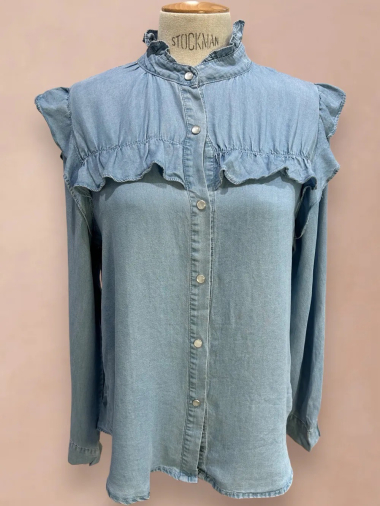 Wholesaler In April 1986 - Stand-up collar shirt