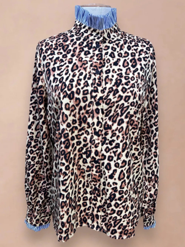 Grossiste In April 1986 - Chemise léopard