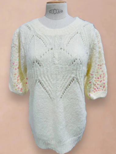 Wholesaler In April 1986 - Sequin sweater