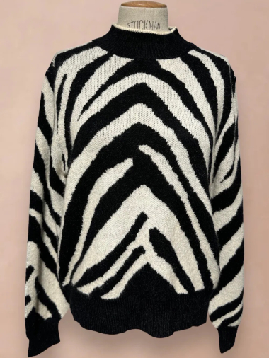 Wholesaler In April 1986 - High neck sweater
