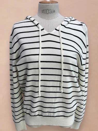 Wholesaler In April 1986 - Fine striped sweater