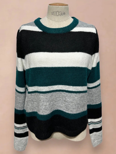 Wholesaler In April 1986 - Striped sweater