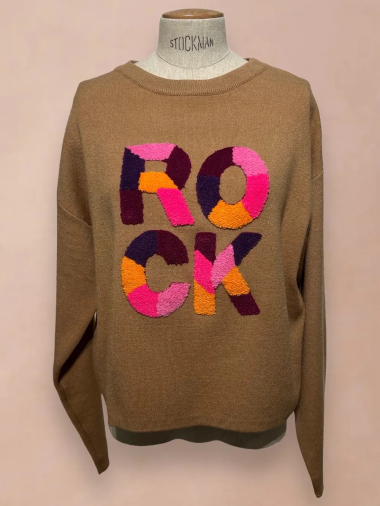 Wholesaler In April 1986 - “ROCK” sweater