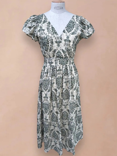 Wholesaler In April 1986 - Printed dress