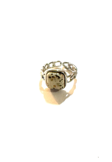 Wholesaler Les Précieuses - Foca stainless steel and natural stone ring