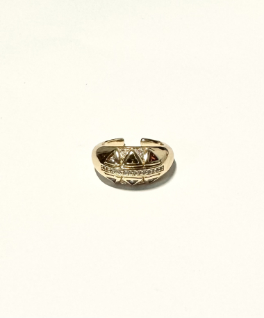Wholesaler Les Précieuses - Golden Julius ring