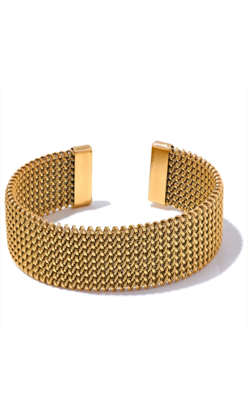 Wholesaler Les Précieuses - Golden stainless steel Julien bracelet